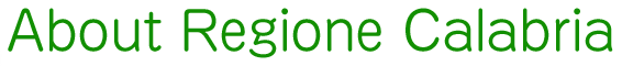 About Regione Calabria