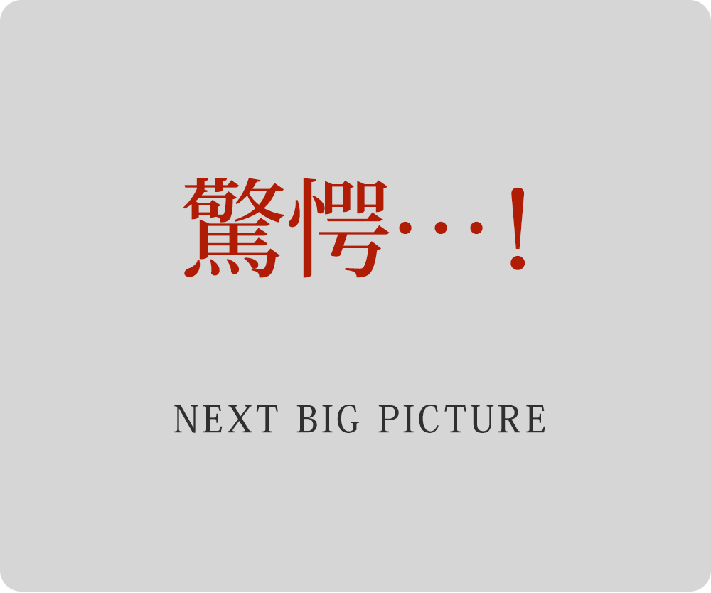 驚愕…！　－NEXT BIG PICTURE